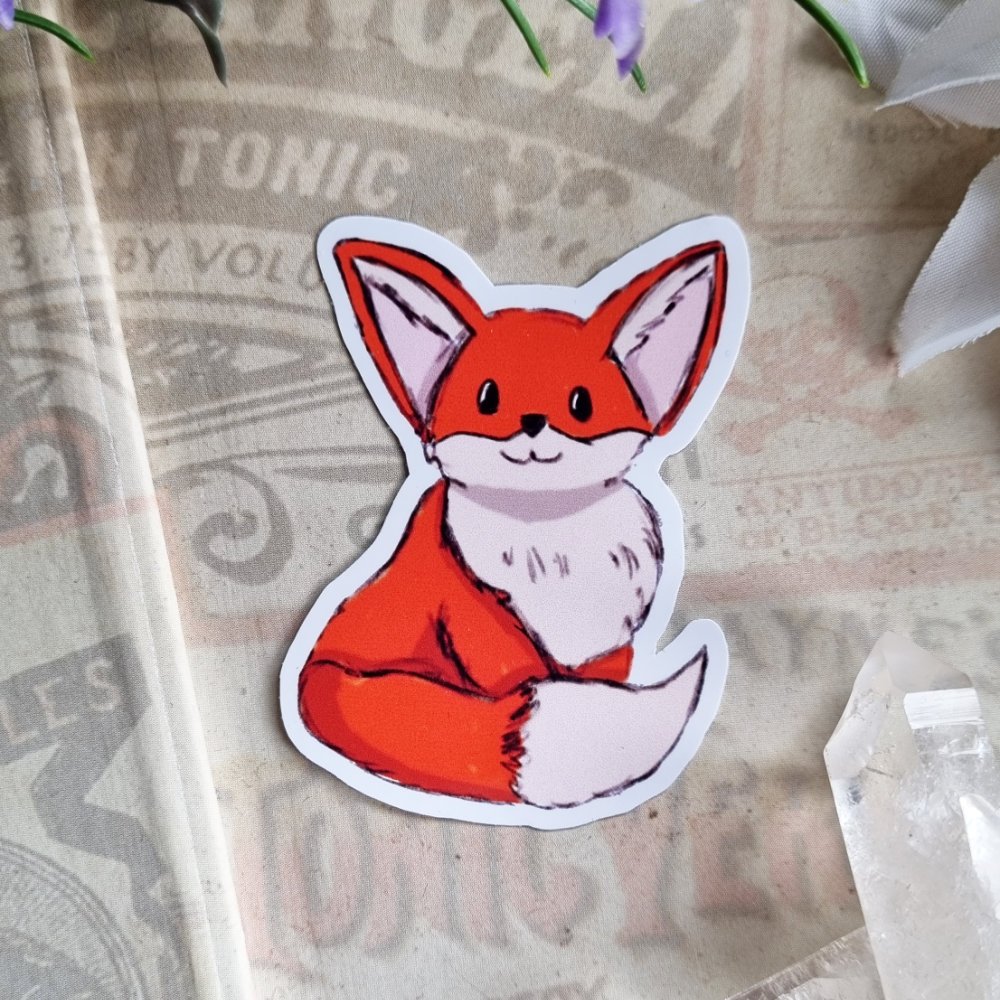 Forest Fox Sticker - Autumn Hex