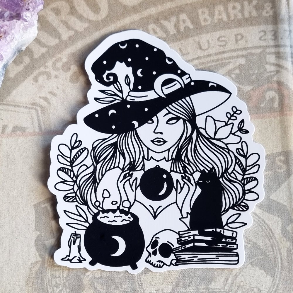 Witch Life Sticker Autumn Hex
