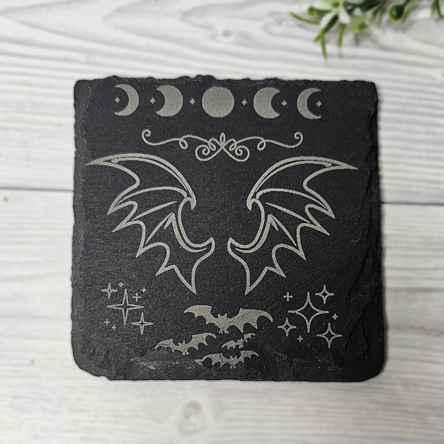 Schiefer Untersetzer - versch. Motive – Bild 10