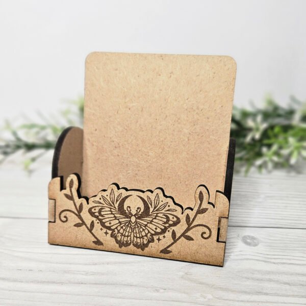 Einzelstück | Business Witch Moth Visitenkartenhalter | Quadratisch