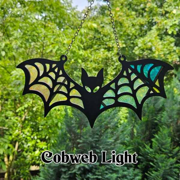 Cobweb Fledermaus Holz Sonnenfänger | Verschiedene Farben – Bild 2