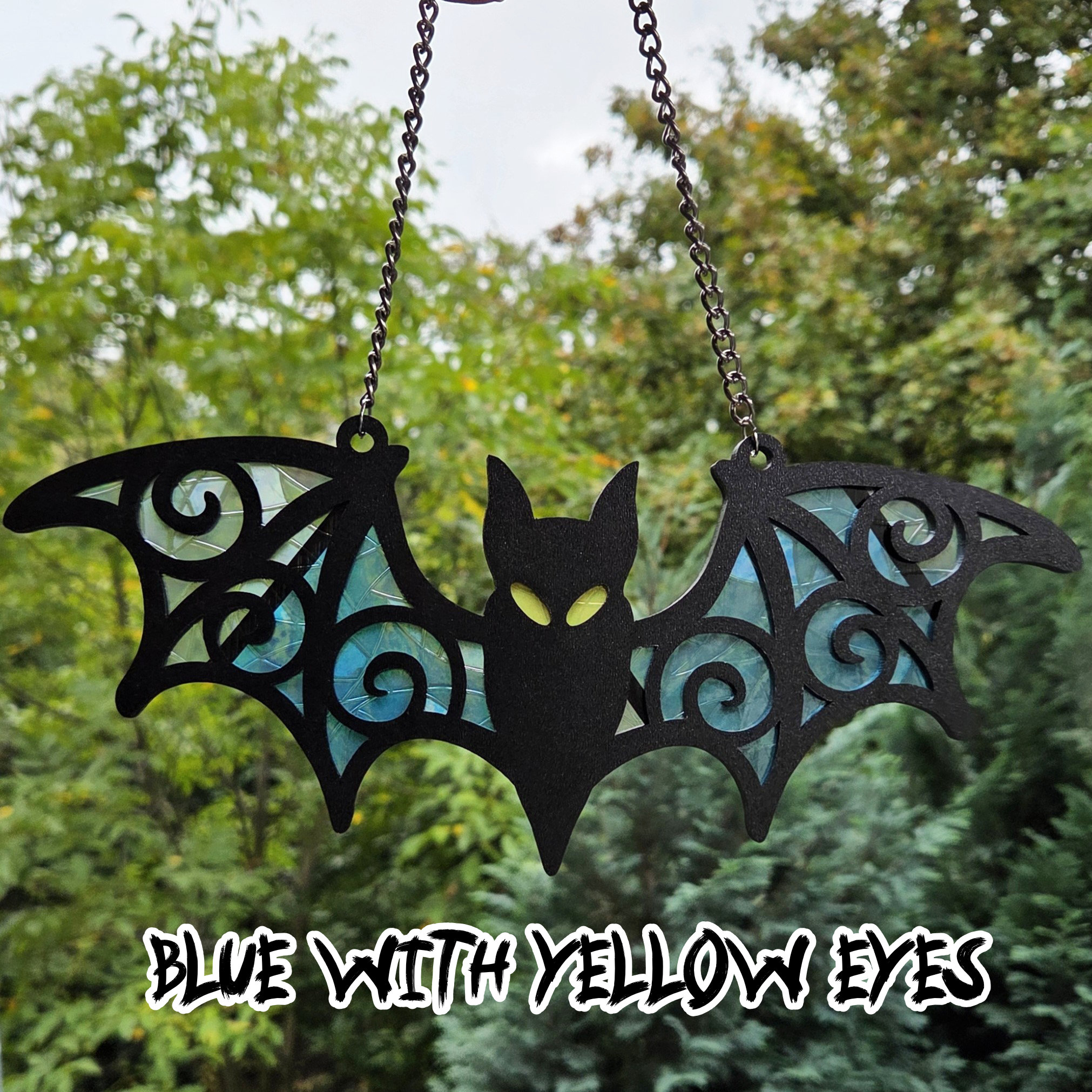 Fledermaus Holz Sonnenfänger | Verschiedene Designs & Farben – Bild 2