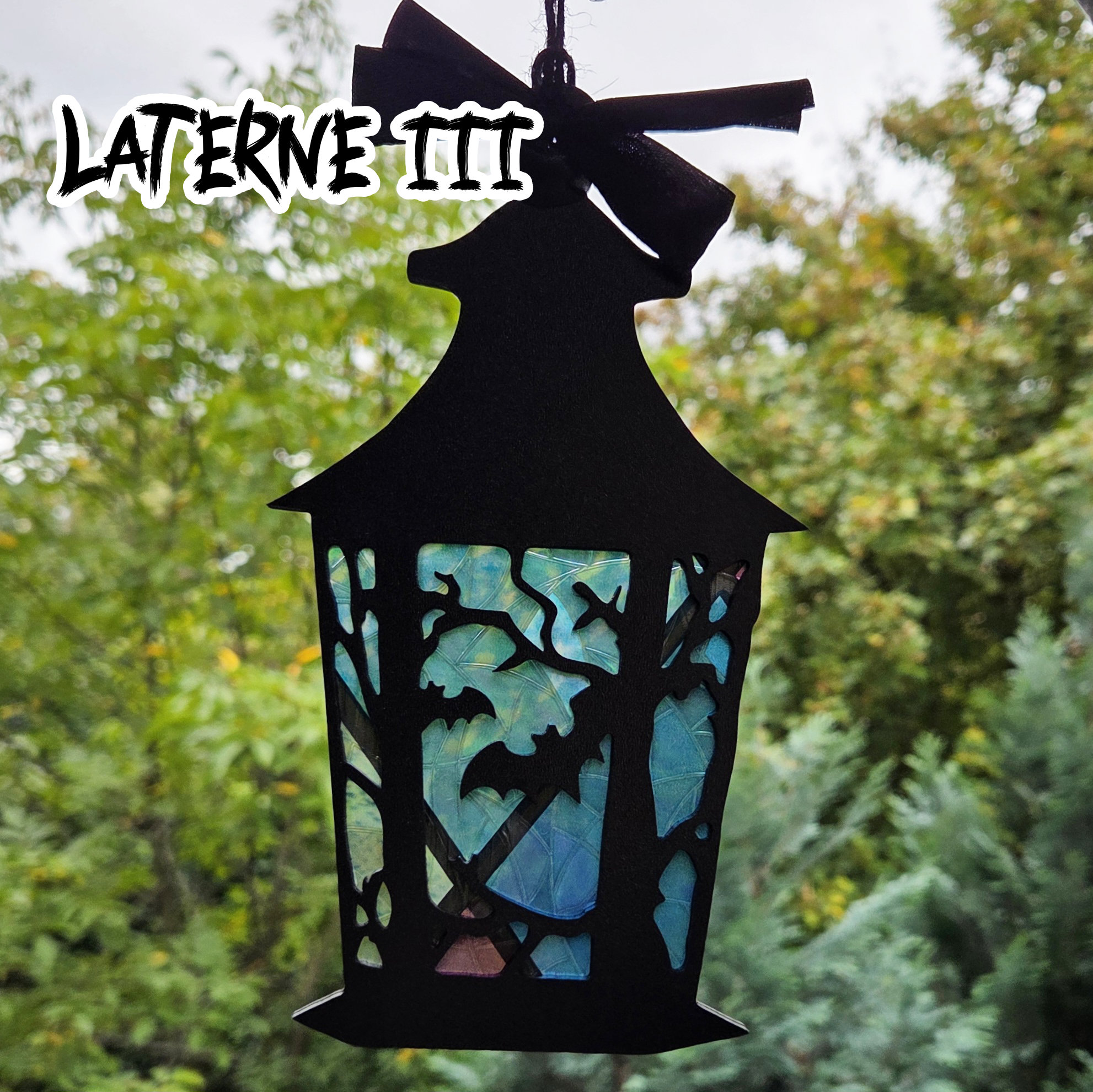 Spooky Lantern Holz Sonnenfänger | Verschiedene Farben – Bild 4