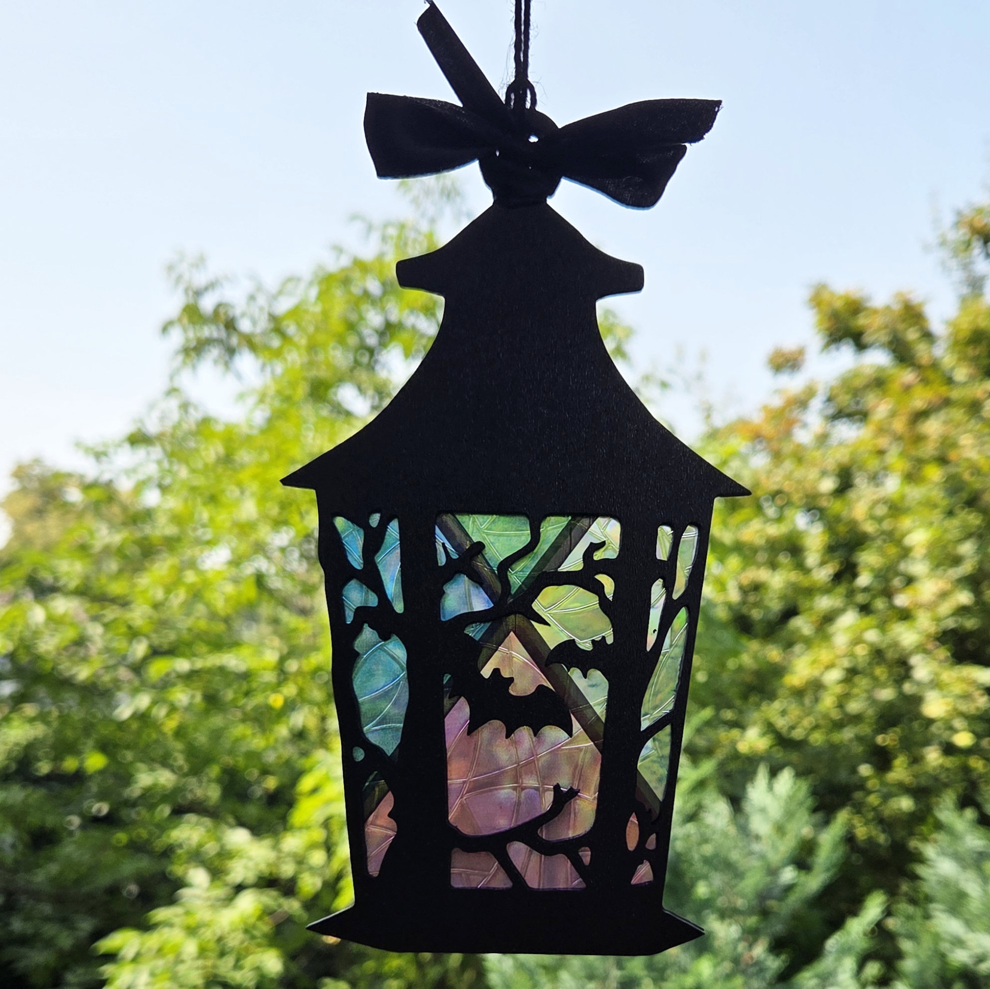 Spooky Lantern Holz Sonnenfänger | Verschiedene Farben