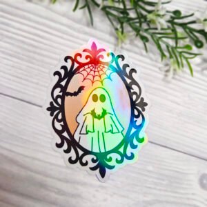 Mirror Ghost Holo Sticker