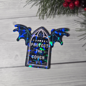 Protect the Coven Glitzersticker