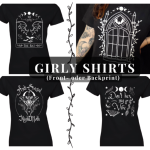 Tailliertes Shirt | versch. Motive