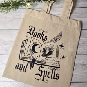 Spells and Books | Book Bag | Buchbeutel