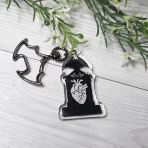Haunted Heart Keychain